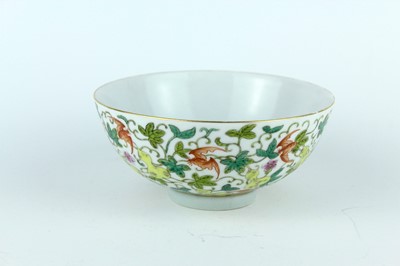 Lot 199 - A Chinese famille rose ‘gourd and foliage’...