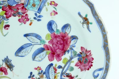 Lot 190 - A pair of Chinese famille rose ‘pseudo tobacco...