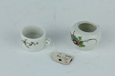Lot 26 - A group of nine Chinese porcelain bird feeders,...