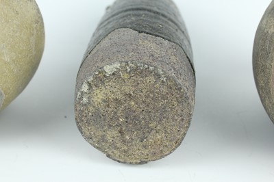 Lot 118 - Five Chinese black-glazed stoneware vessels,...