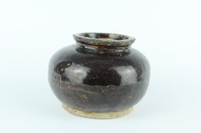 Lot 118 - Five Chinese black-glazed stoneware vessels,...