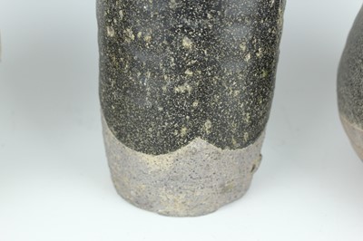 Lot 118 - Five Chinese black-glazed stoneware vessels,...