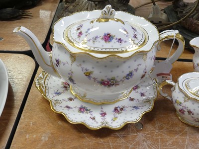 Lot 122 - A Royal Crown Derby 'Royal Antoinette' pattern...
