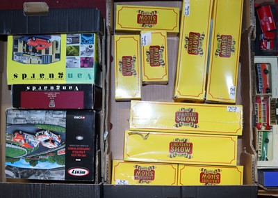 Lot 1556 - Four trays containing various diecast vehicles...