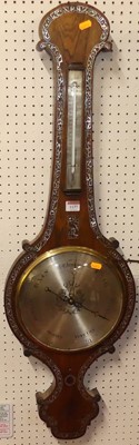 Lot 1137 - An early 19th century rosewood and mother of...
