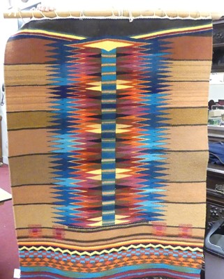 Lot 1175 - Mort Figue woven tapestry wall hanging, 150 x...