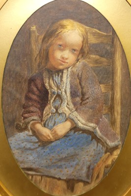 Lot 1114 - 19th century continental school - Portrait of...