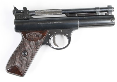 Lot 835 - A Webley Premier Model .22 calibre air pistol,...