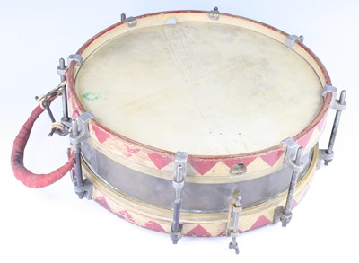 Lot 208 - A German Third Reich Hitler Youth parade drum,...