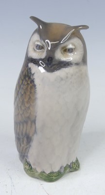 Lot 6 - A Royal Copenhagen porcelain figure of an Owl,...