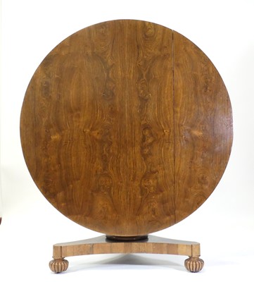 Lot 2500 - A George IV rosewood pedestal breakfast table,...