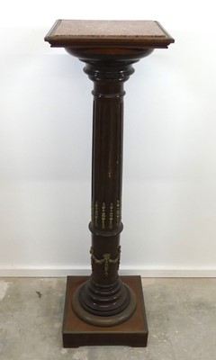 Lot 2511 - An early 20th century mahogany torchere,...