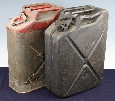 Lot 587 - A German Third Reich Wehrmacht 20 litre jerry...