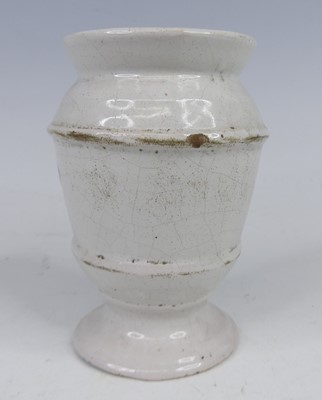 Lot 2027 - An 18th century Dutch Delft wet drug jar,...
