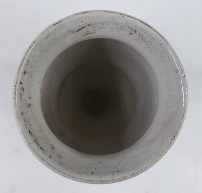 Lot 2027 - An 18th century Dutch Delft wet drug jar,...