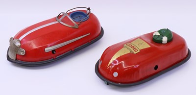 Lot 1747 - Codeg tinplate and clockwork Dodgem car, with...