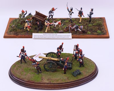 Lot 1497 - Britains and Del Prado white metal Napoleonic...