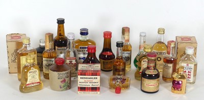 Lot 1483 - A small quantity of spirit miniatures,...