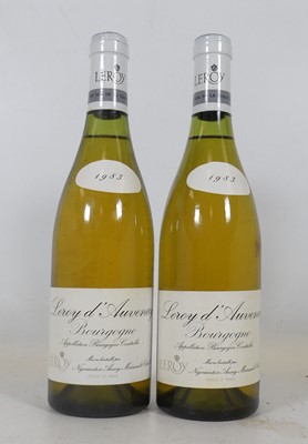 Lot 1206 - Leroy d'Auvenay Bourgoyne Blanc 1983...