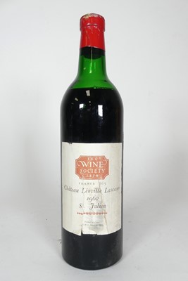 Lot 1061 - Chateau Leoville Las Cases 1962 St Julian, one...