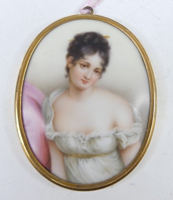 Lot 2369 - Late 19th century Austrian school, half length...