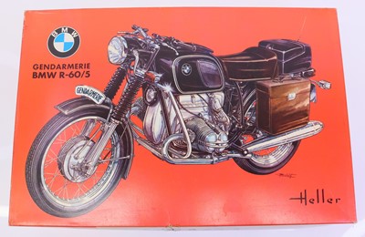 Lot 1680 - Heller 1.16 scale Motorcycle kit, L992 BMW...
