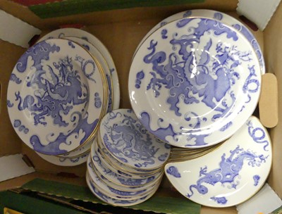 Lot 183 - A collection of Royal Worcester 'Dragon'...