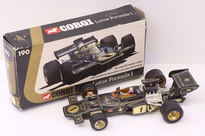Lot 344 - Corgi Toys No.190 Lotus JPS Formula 1 Racing...
