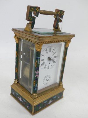 Lot 531 - A reproduction cloisonne enamelled carriage...