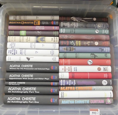 Lot 592 - A large collection of Agatha Christie novels,...