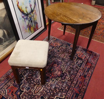 Lot 1356 - A circa 1800 mahogany pembroke table, together...