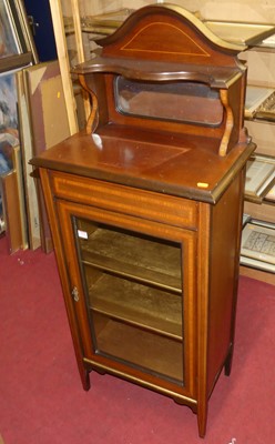 Lot 1364 - An Edwardian mahogany and satinwood inlaid...