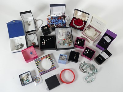 Lot 427 - A collection of costume jewellery, to include...