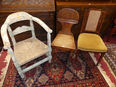 Lot 1446 - An early Victorian mahogany panelled seat...