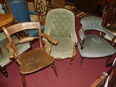 Lot 1453 - An early 20th century elm and beech East...