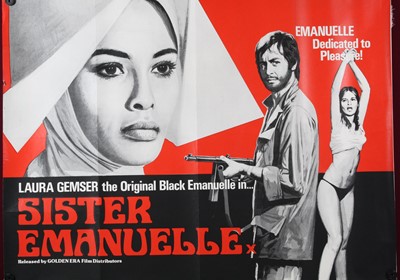 Lot 1004 - Sister Emanuelle, 1977, UK quad film poster,...