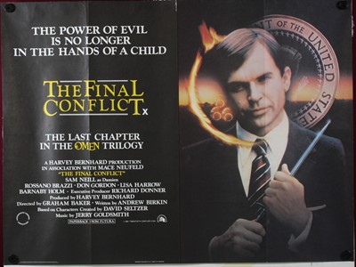 Lot 1025 - The Final Conflict, 1981, UK quad poster...