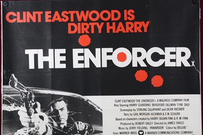 Lot 1008 - The Enforcer, 1976 UK quad film poster,...