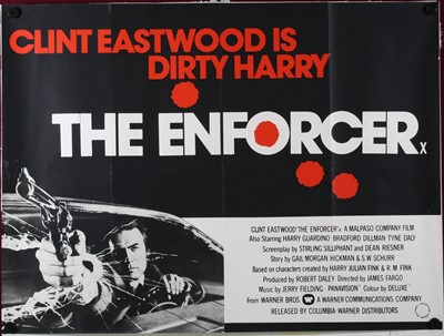 Lot 1033 - The Enforcer, 1976 UK quad film poster,...