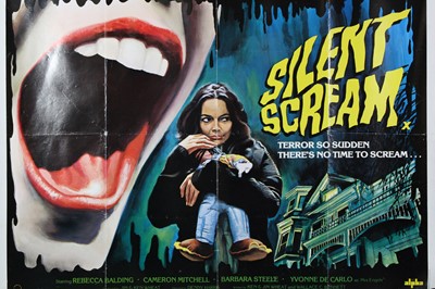 Lot 1006 - Silent Scream, 1979 UK quad film poster,...