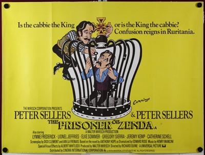 Lot 1021 - The Prisoner of Zenda 1979, UK quad poster,...