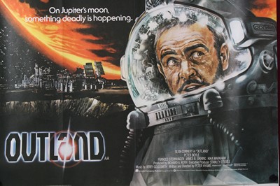 Lot 1019 - Outland, 1981, UK quad film poster, starring...