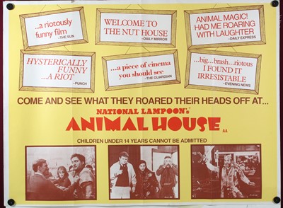 Lot 1017 - National Lampoons Animal House!, 1978, UK quad...