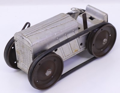 Lot 481 - Louis Marx tinplate model of a crawler tractor,...