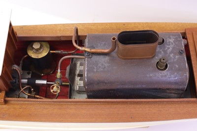 Lot 52 - A very well-made gas-fired launch, comprising...