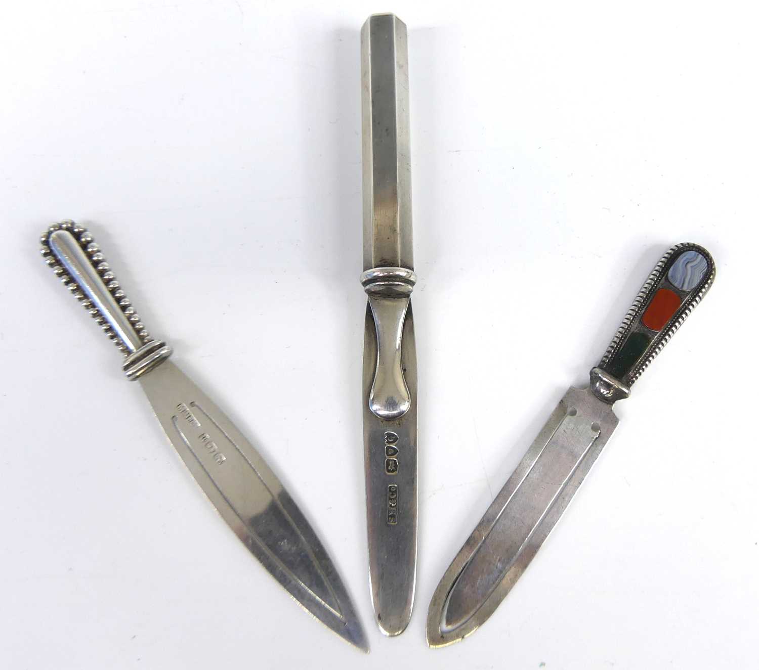 Lot 16 - A late Victorian silver bookmark in the form...