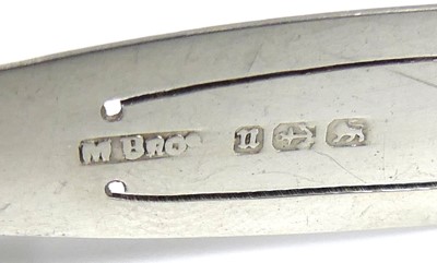 Lot 16 - A late Victorian silver bookmark in the form...