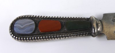 Lot 16 - A late Victorian silver bookmark in the form...
