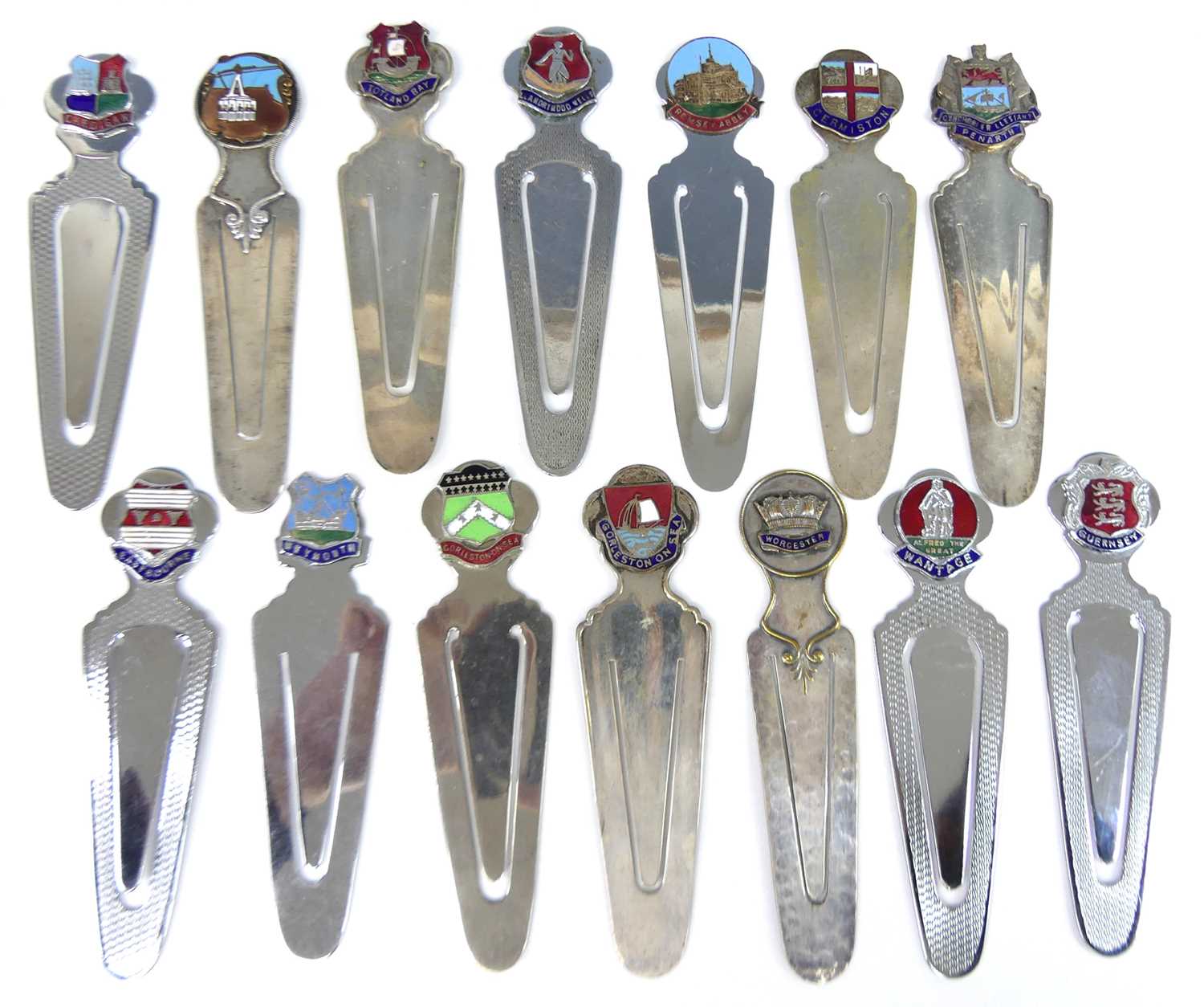 Lot 43 - A collection of mid-20th century white metal...