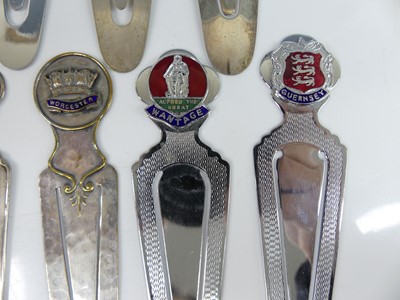 Lot 43 - A collection of mid-20th century white metal...
